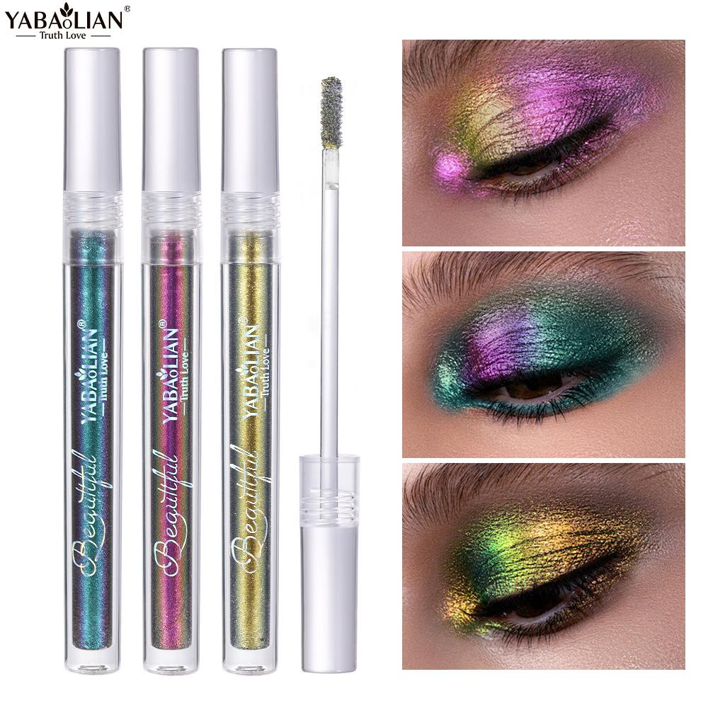 Жидкие тени для век Chameleon, меняющие цвет, 8 цветов, сияющие тени для век, медовый оттенок