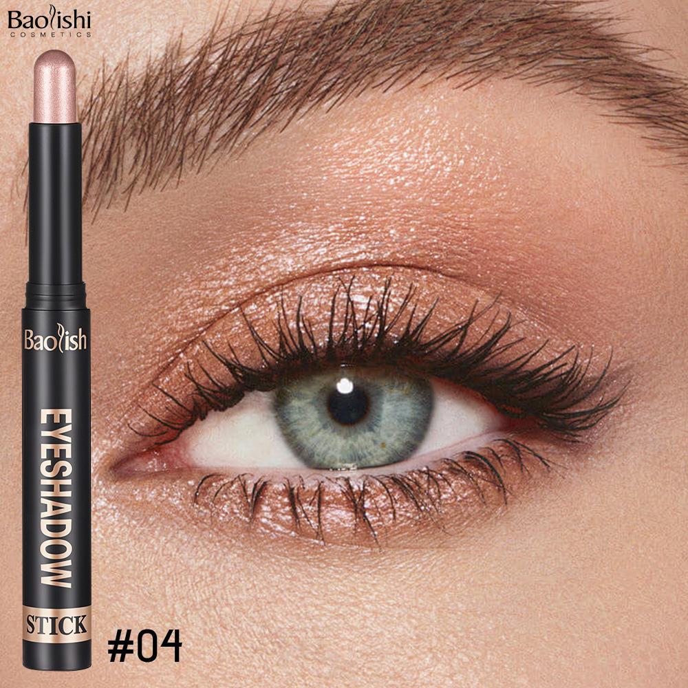 Тени для век в карандаше Макияж Многоцветные трехмерные тени для век Двенадцатицветные высокоглянцевые блестящие тени-карандаш для век